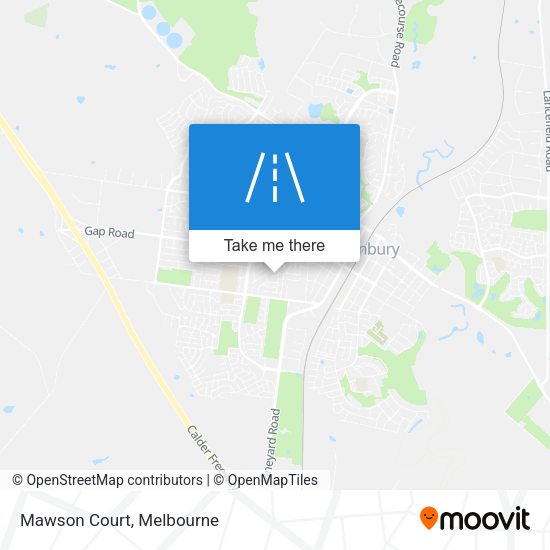 Mawson Court map