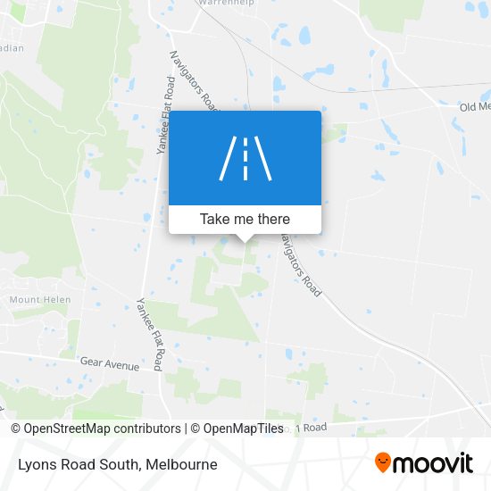 Lyons Road South map