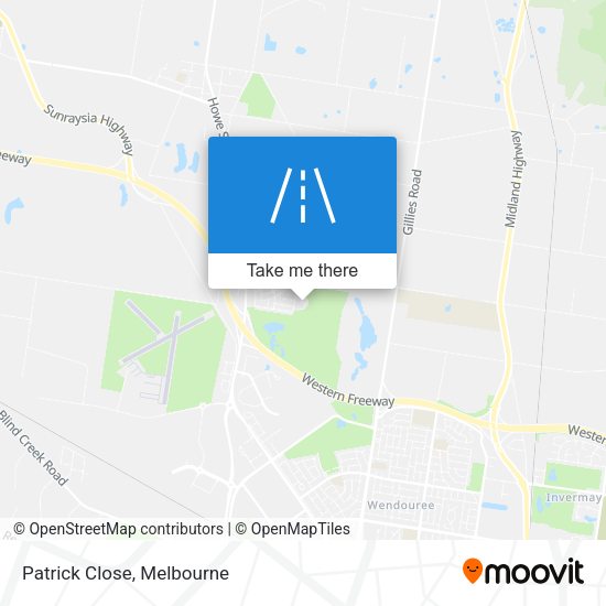 Patrick Close map