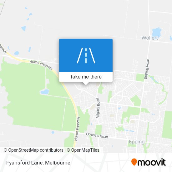 Fyansford Lane map