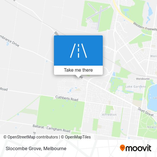 Slocombe Grove map