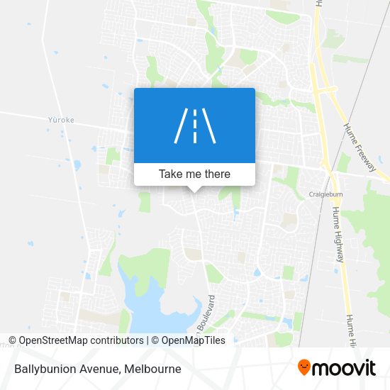 Ballybunion Avenue map