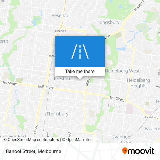 Banool Street map