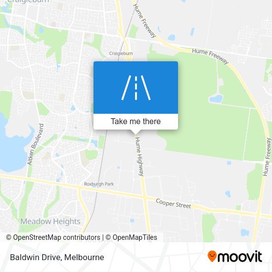 Baldwin Drive map