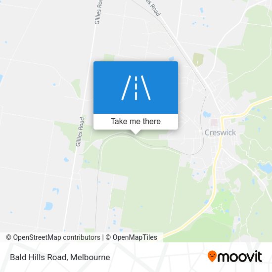 Bald Hills Road map