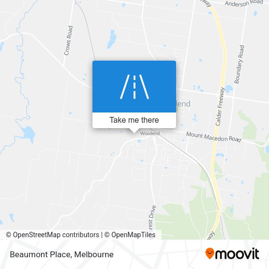 Beaumont Place map