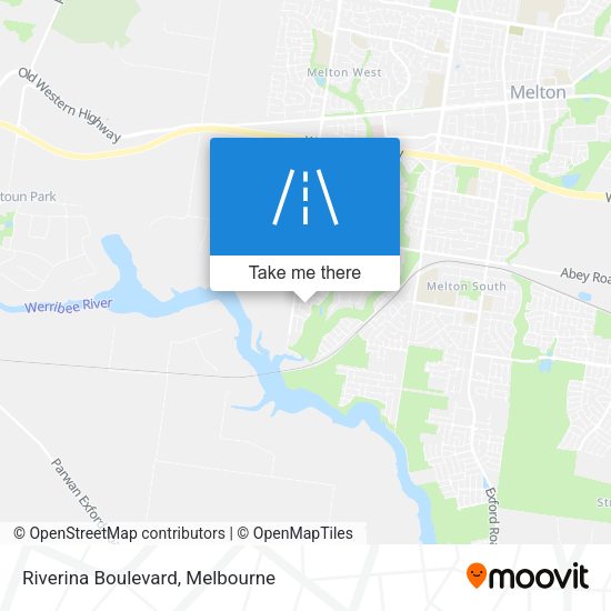 Riverina Boulevard map