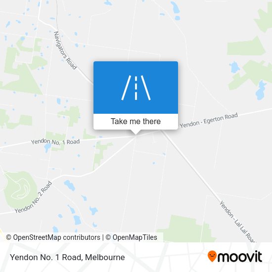 Yendon No. 1 Road map