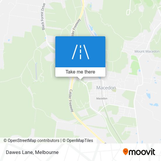 Dawes Lane map