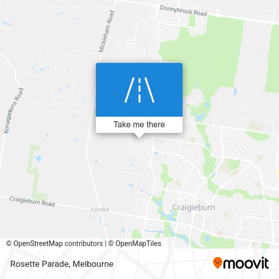 Rosette Parade map
