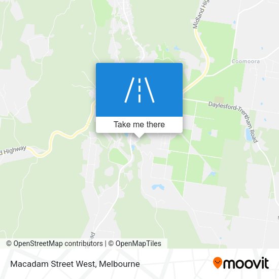 Macadam Street West map
