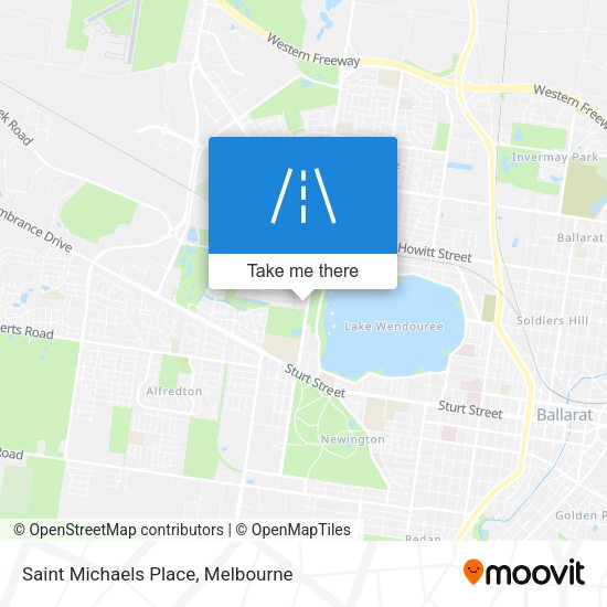 Saint Michaels Place map