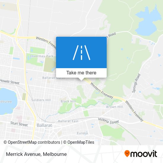 Merrick Avenue map
