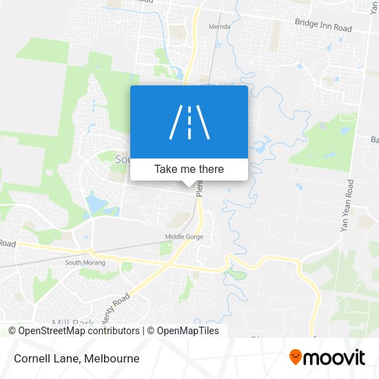 Cornell Lane map