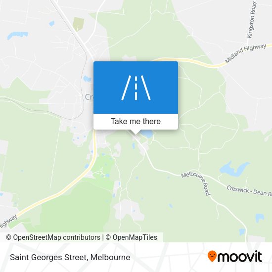 Saint Georges Street map