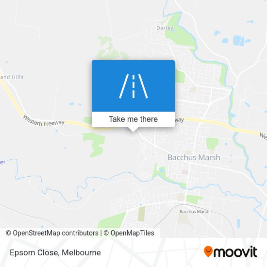 Epsom Close map
