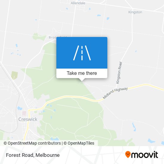 Forest Road map