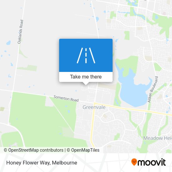 Honey Flower Way map