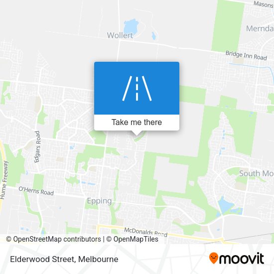 Elderwood Street map