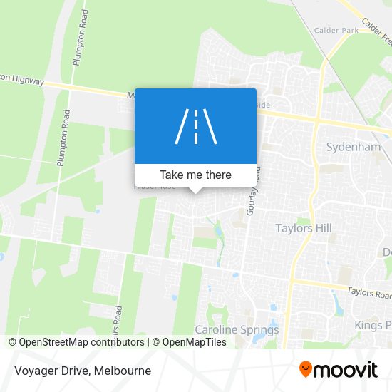 Voyager Drive map
