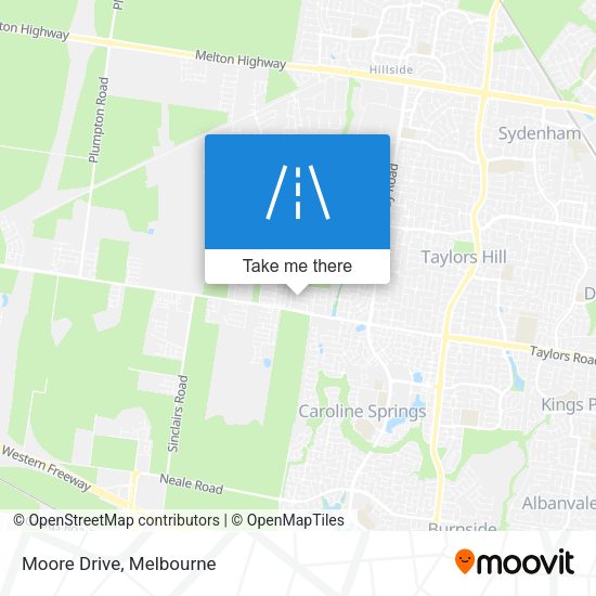 Moore Drive map