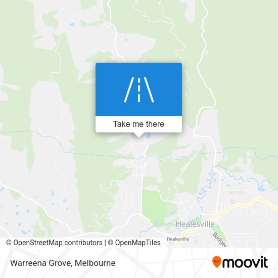 Warreena Grove map
