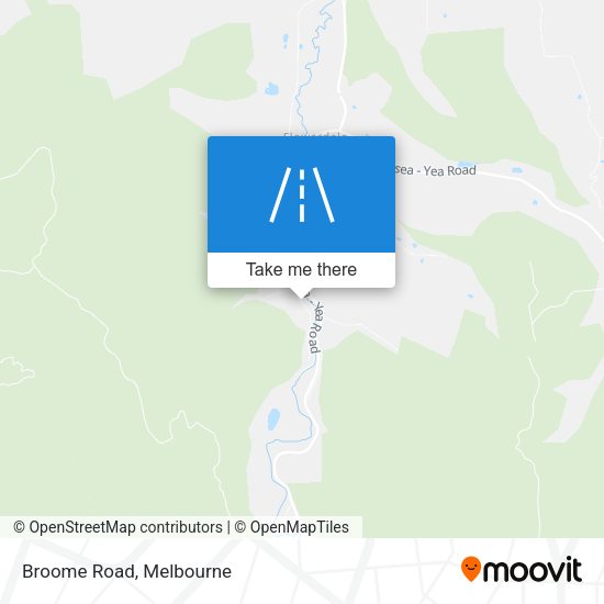 Broome Road map