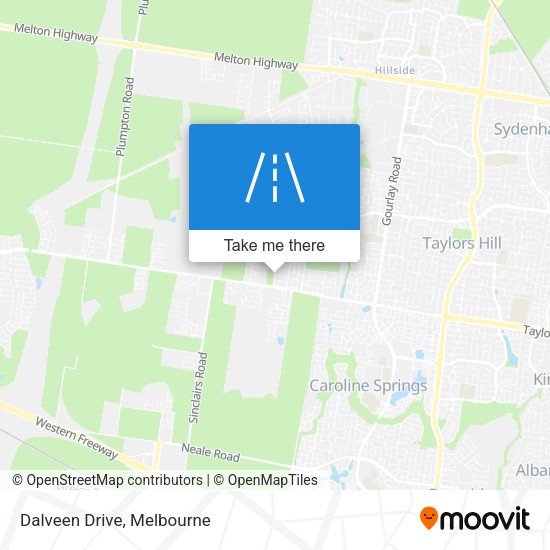 Dalveen Drive map