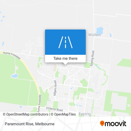 Paramount Rise map
