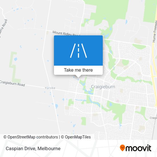 Caspian Drive map