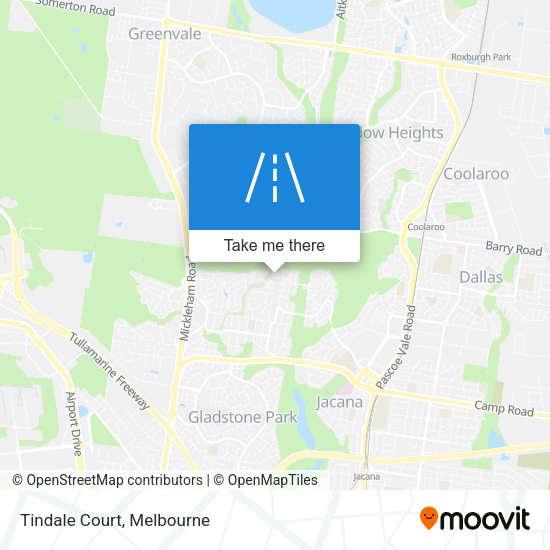 Tindale Court map