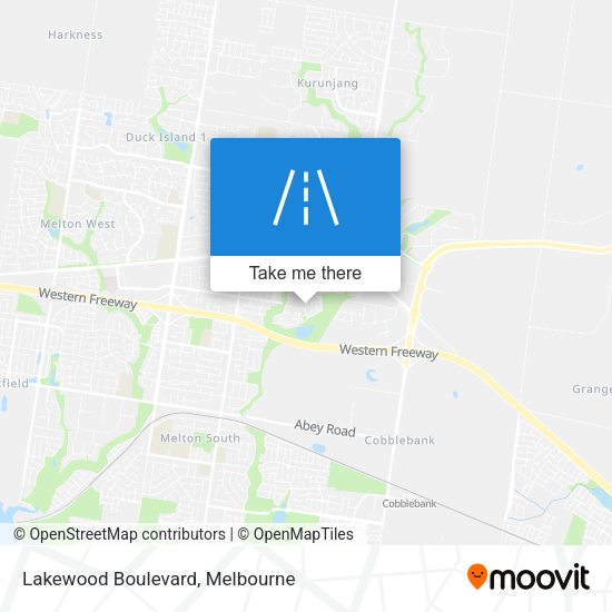 Lakewood Boulevard map
