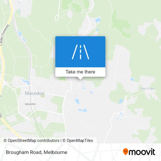 Brougham Road map