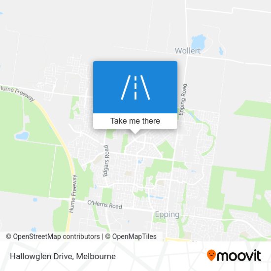 Hallowglen Drive map
