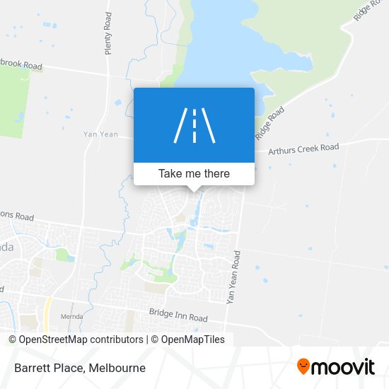Barrett Place map