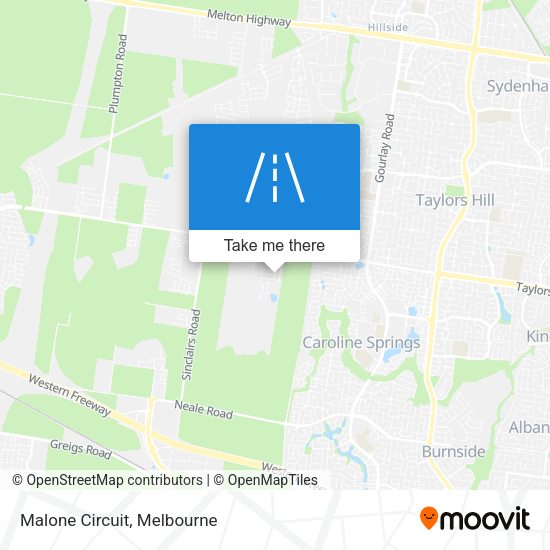Malone Circuit map
