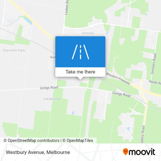 Westbury Avenue map