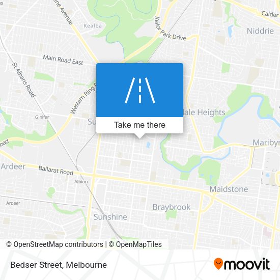 Bedser Street map