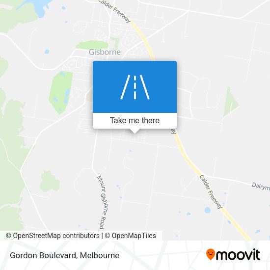 Gordon Boulevard map