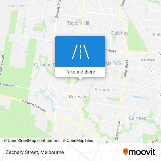 Zachary Street map
