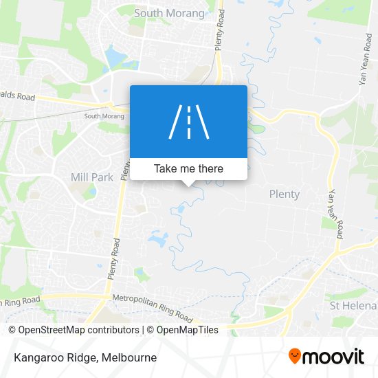 Kangaroo Ridge map