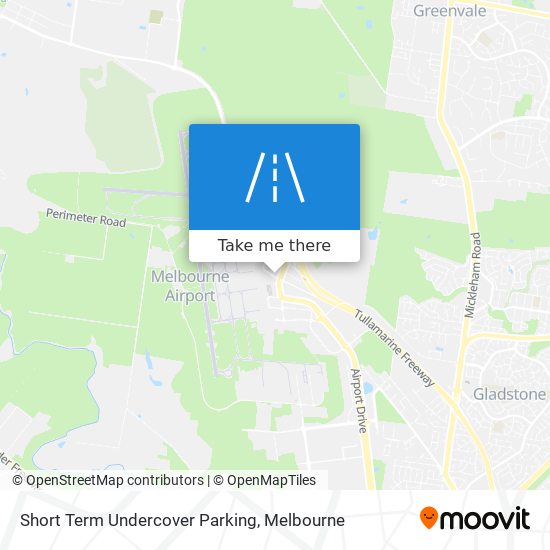 Mapa Short Term Undercover Parking