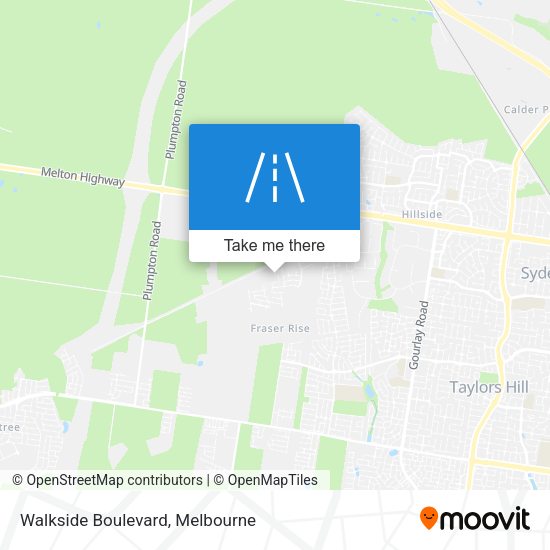 Walkside Boulevard map