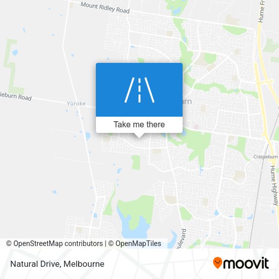Natural Drive map