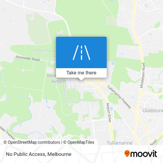 No Public Access map