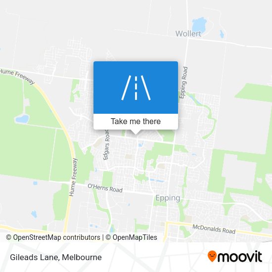 Gileads Lane map