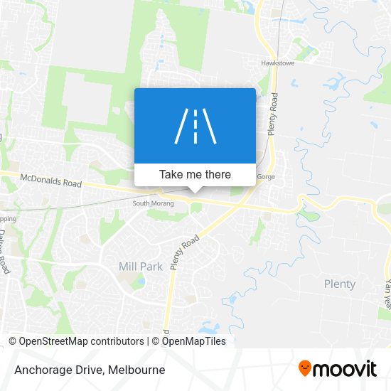 Anchorage Drive map