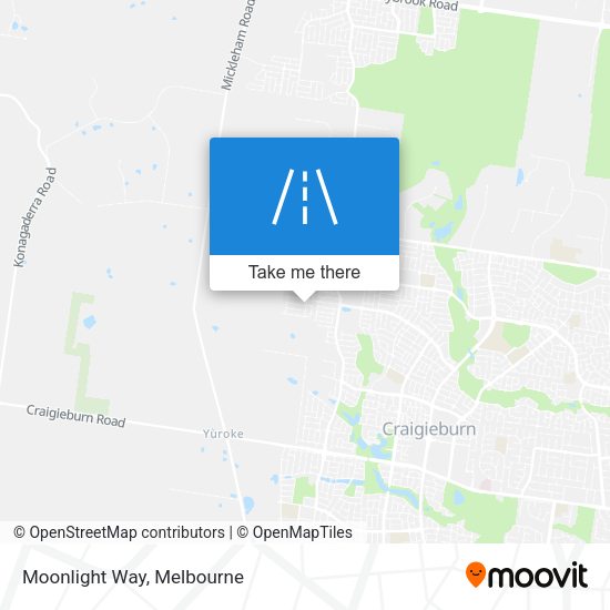 Moonlight Way map