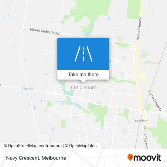 Navy Crescent map