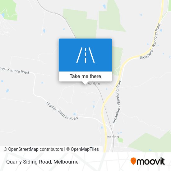 Quarry Siding Road map